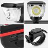 Luz LED 350lm y bocina 120db