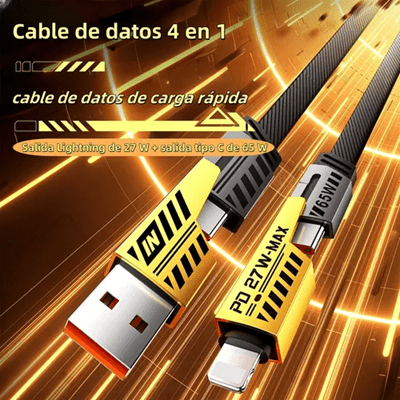 Cable de transmision de datos 4 en 1