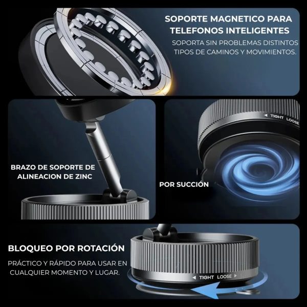 Soporte para celular magnetico
