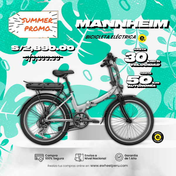 Bicicleta Eléctrica Mannheim